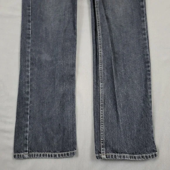 Liz Claiborne Womens Straight Leg Jeans Dark Wash 100% Cotton Blue Denim Size 4 - Picture 10 of 10